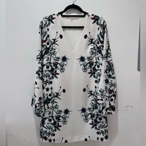 RACHEL Rachel Roy - Floral long Sleeve Dress - White - Great Condition